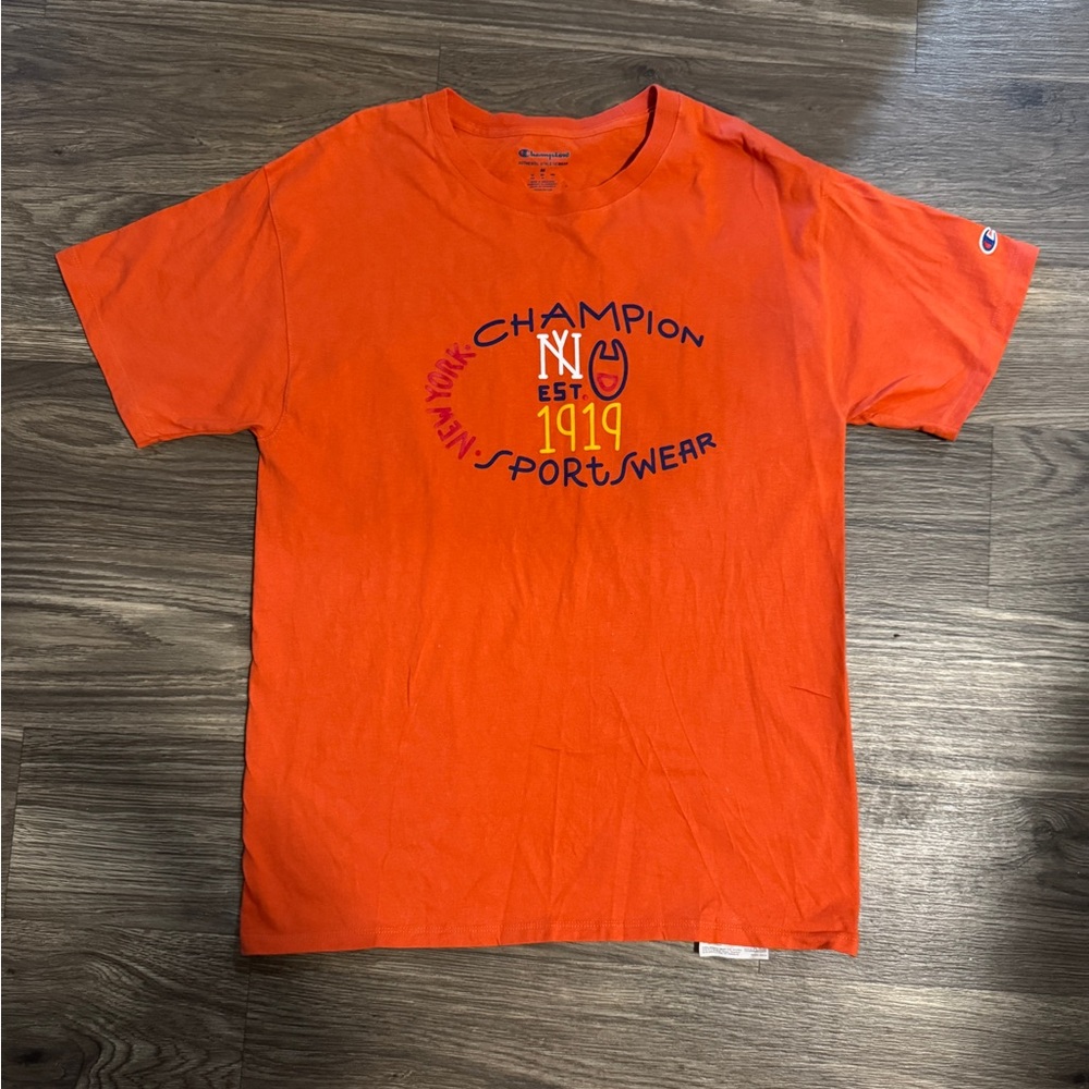 Champion Men's Vibrant Orange Sportswear Tee